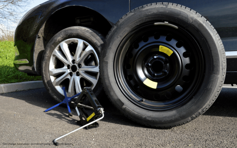 Tire Change Assistance - Shoreline Towing Lake Worth Beach